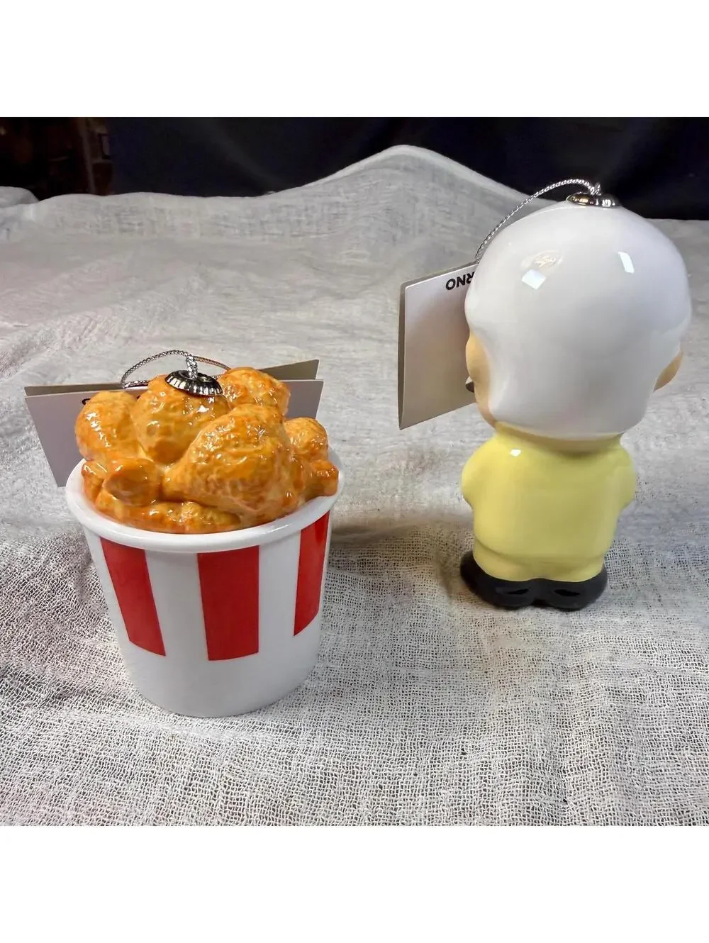 Kentucky Fried Chicken Ornaments Choice of Colonel Sanders or Bucket of Chicken